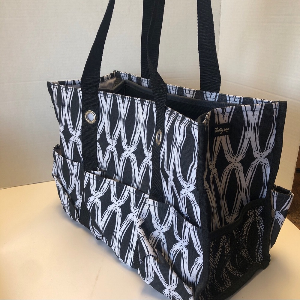 ThirtyOne Zip-Top Organizing Women's Utility Tote Medium Purse Bag Shopping